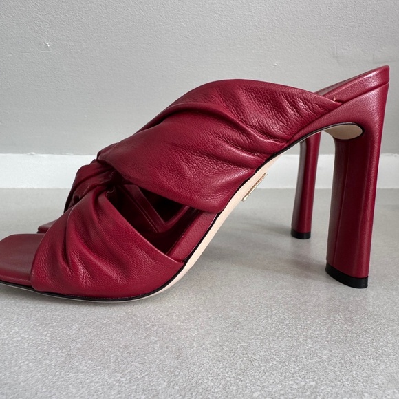 TAMARA MELLON Red Leather Women's Heels - Picture 2 of 12
